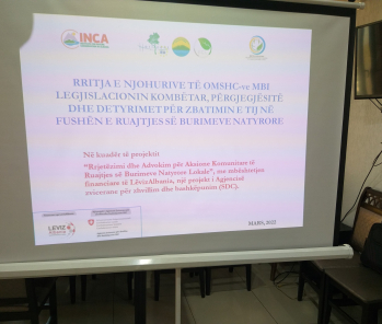 Takime informues mbi legjislacionin kombëtar në fushën e ruajtjes së burimeve natyrore