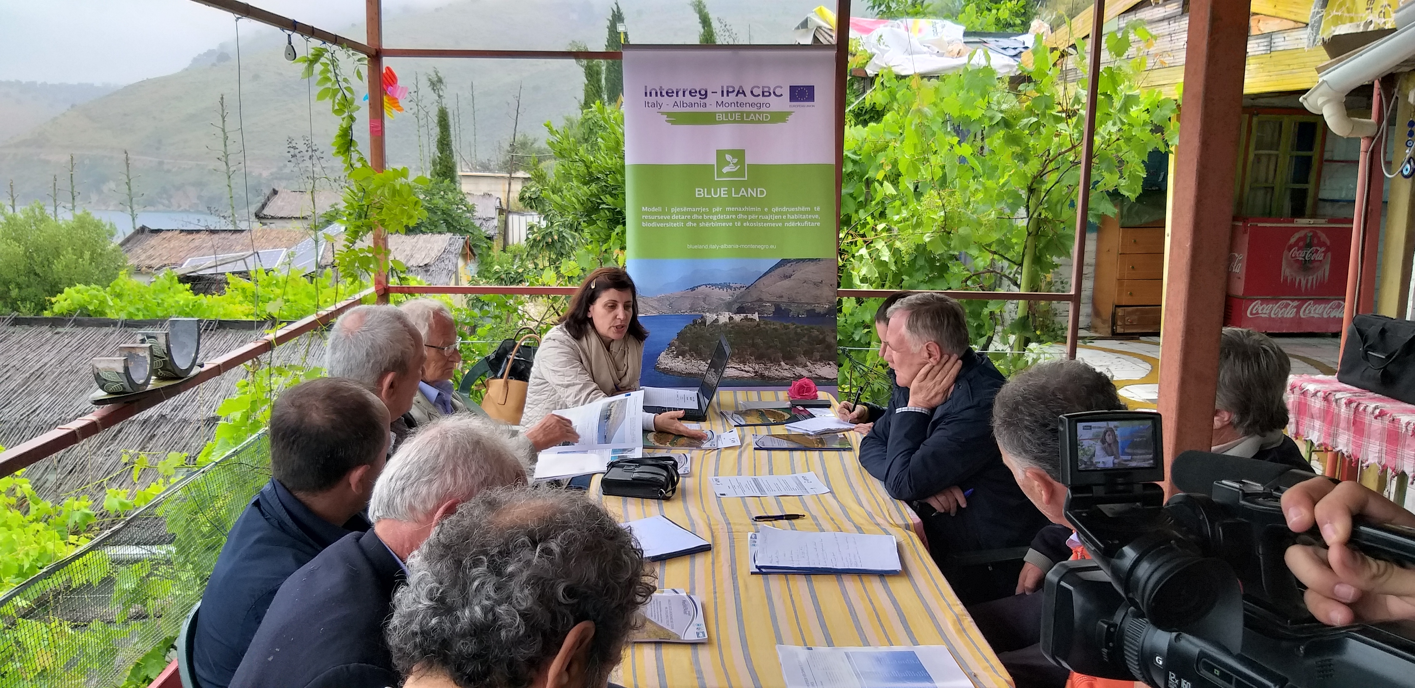 Meeting local actors in Porto Palermo