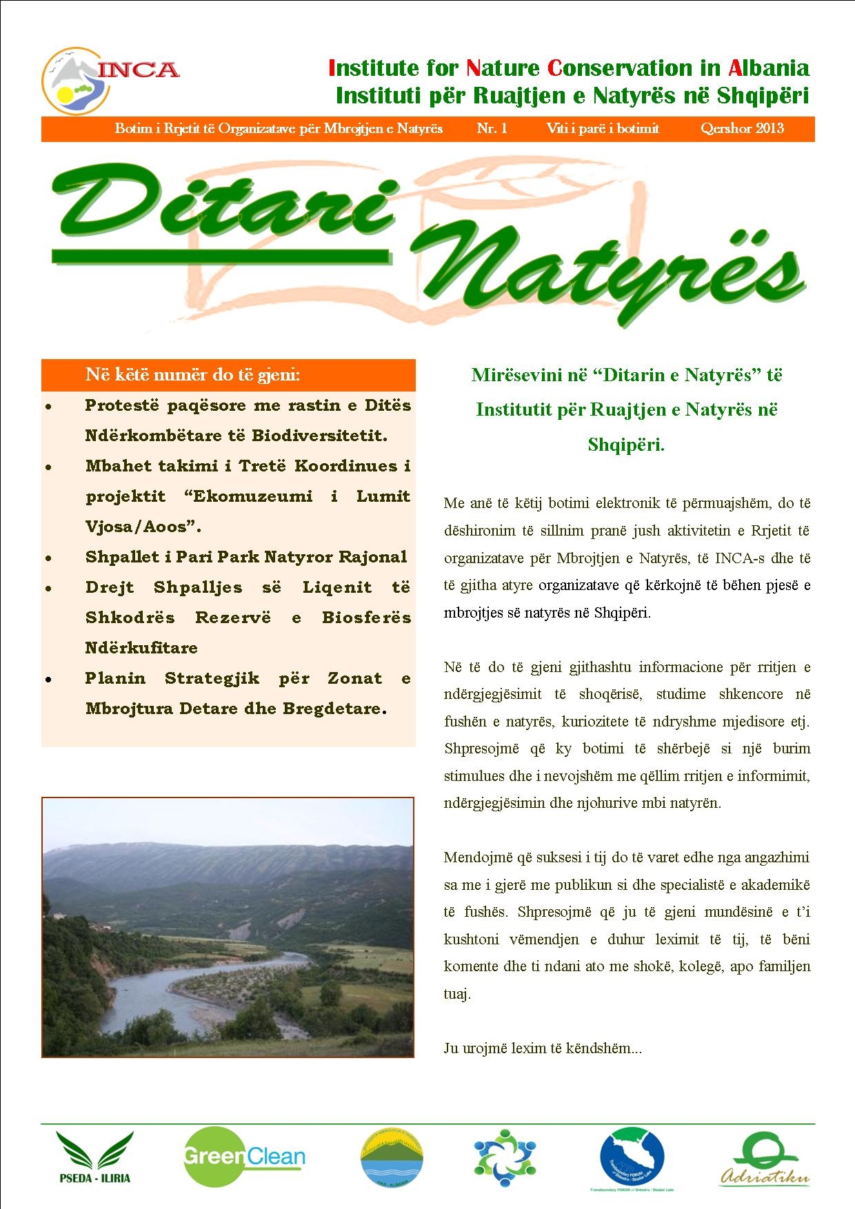 Ditari Natyrës Nr.1 Qershor 2013