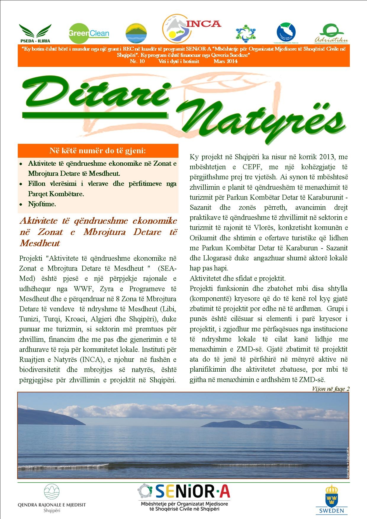 Ditari Natyrës Nr.10 Mars 2014