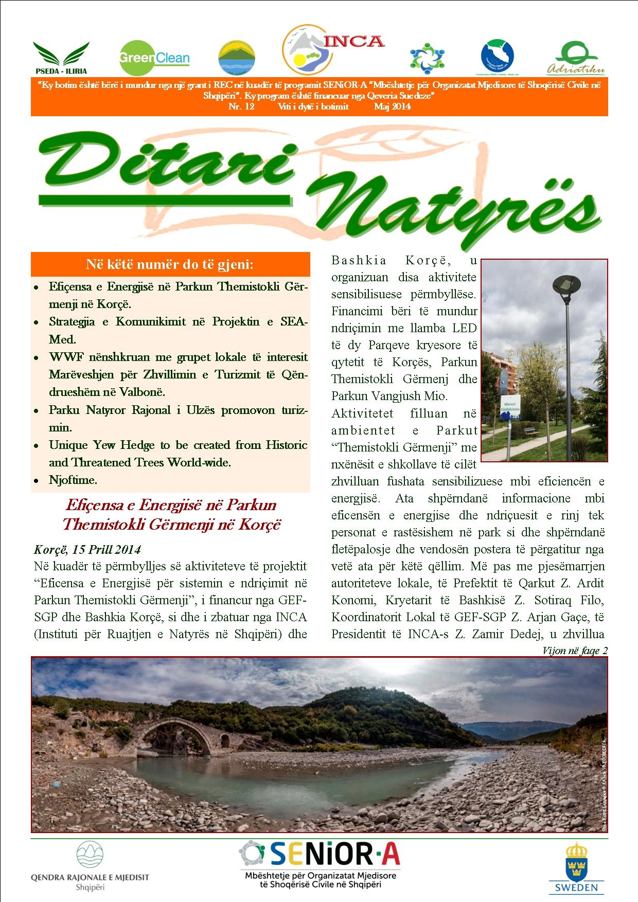 Ditari Natyrës Nr.12 Maj 2014